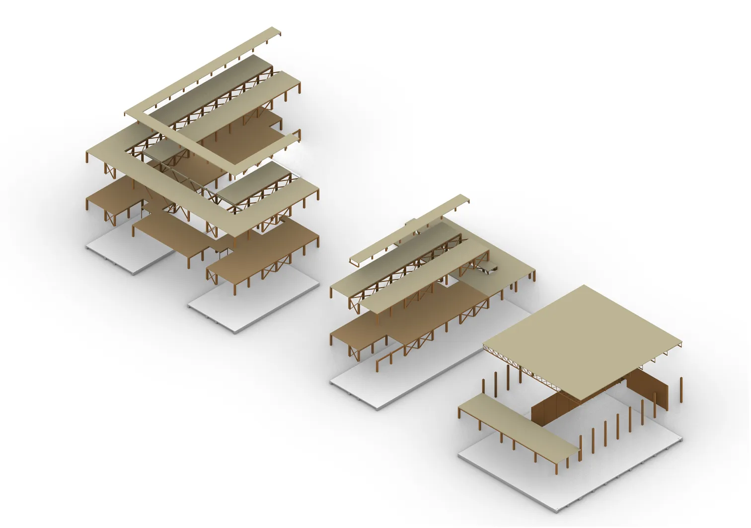 Load-bearing structure: timber post and beam