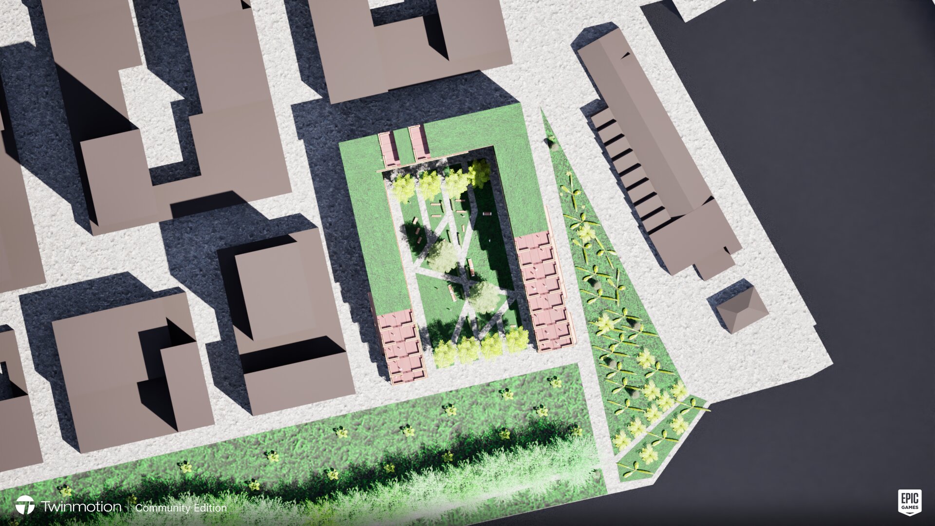 Site context: Amsterdam urban block