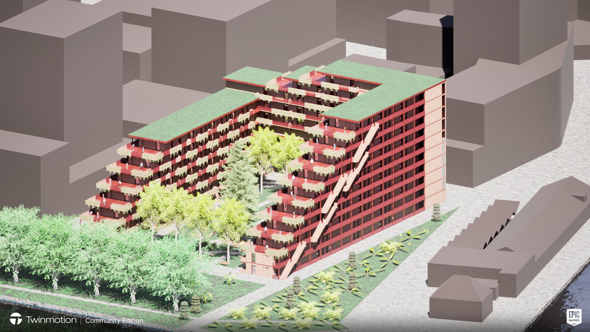 Green Terraces: final perspective