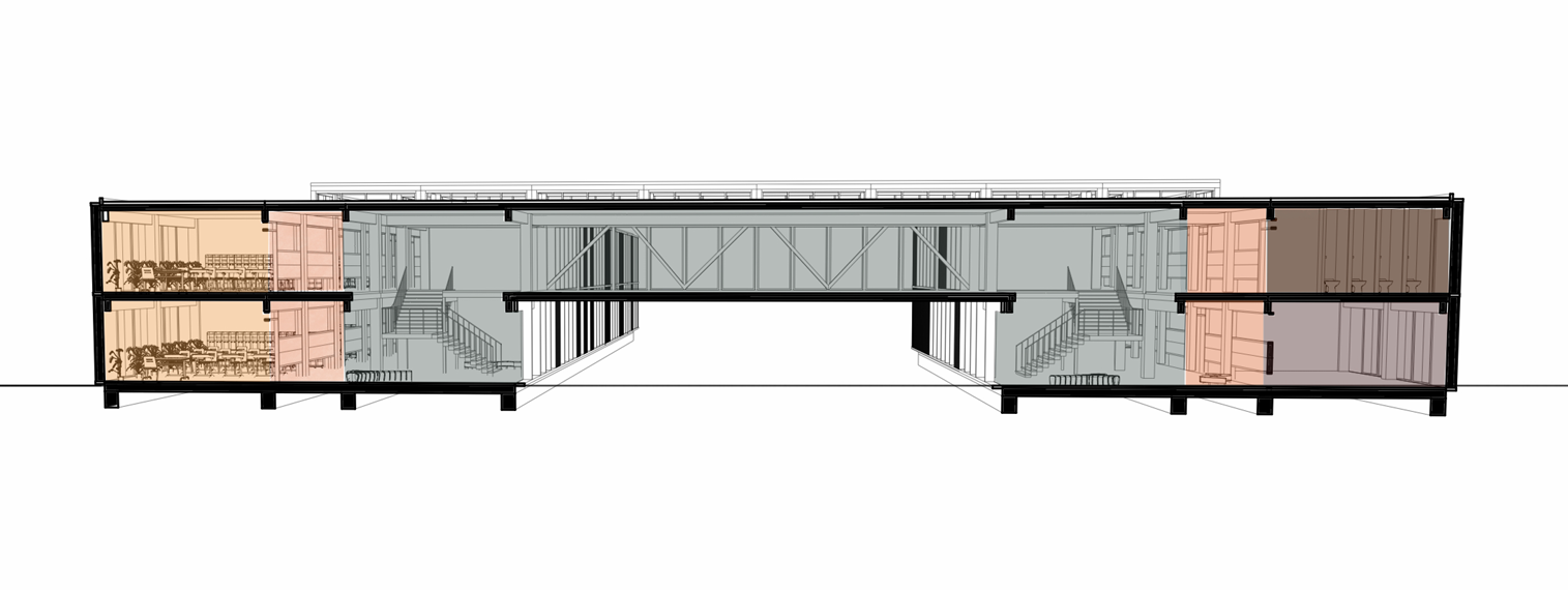 Section: vertical spatial organisation